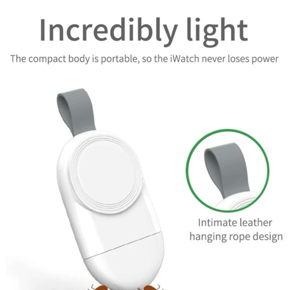 1pc Portable Wireless Charger Compatible With Apple Watch - Picture 5 of 8